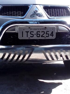 Quebra mato - PCI - Para Choque Impulsão - Cromo e Preto