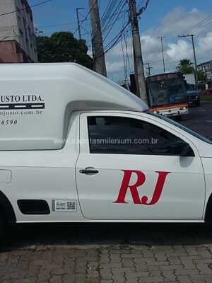 Capota de Fibra Baú Alta- Meia tampa Saveiro