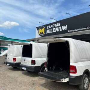 Capota de Fibra Saveiro Cabine Simples modelo Alta Meia Tampa