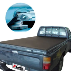 Capota Marítima Flash Cover Force Hilux Cabine Simples 1992 a 2004 Com Grade de Vidro