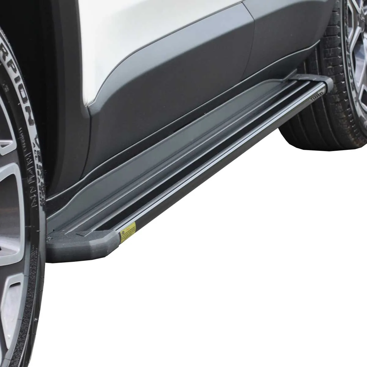 Estribo CCF Slim Alumínio preto Strada 2021 a 2026 (Cabine Dupla e Simples) - Imagem 2