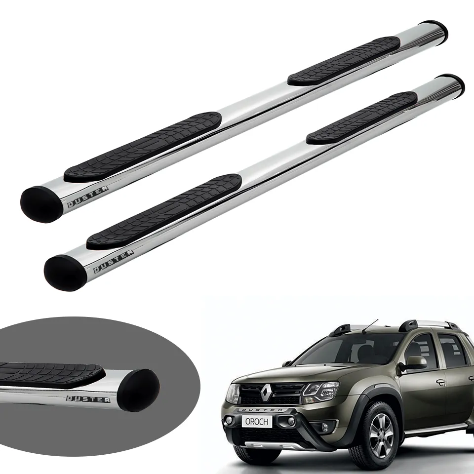 Estribo Solar Oblongo Cromado Oroch 2011 a 2026