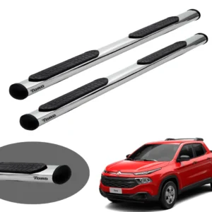 Estribo Solar Oblongo cromado Fiat Toro 2017 a 2026