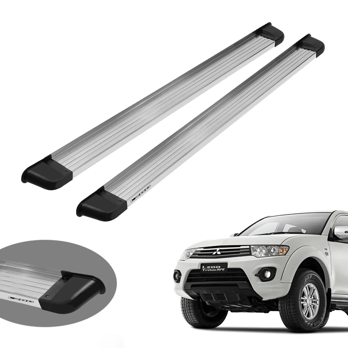 Estribo Solar Triton Plataforma em Alumínio Polido 2008 a 2016