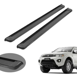 Estribo Solar Triton Plataforma em Alumínio Preto 2008 a 2016