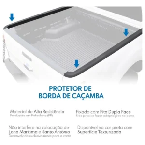 Protetor de borda lateral da caçamba Bepo