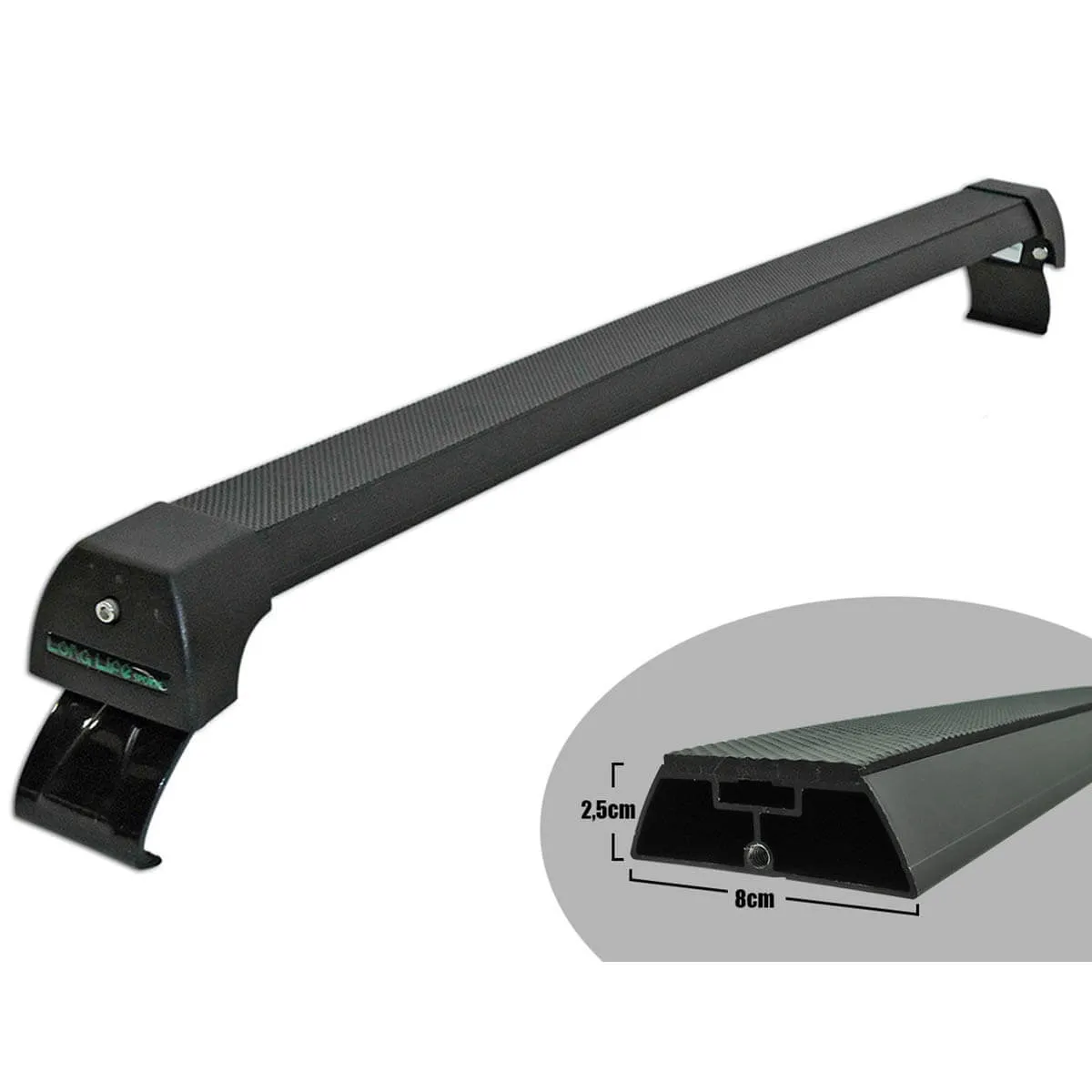 Rack Long Life Alumínio (Preto e Anodizado) - Imagem 2